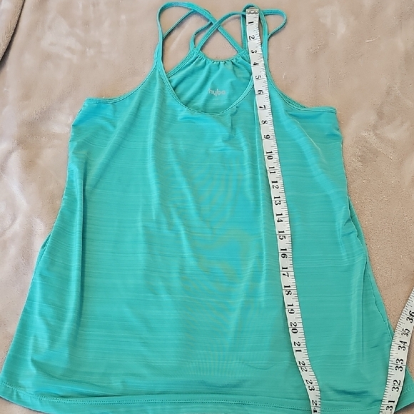 Hyba Green Sleeveless Backless Tank Top Size S - Picture 7 of 7